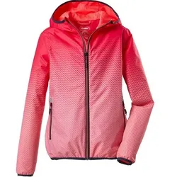 KILLTEC Kinder Funktionsjacke mit Kapuze, packbar Lyse GRLS JCKT A, Größe 140 in Orange Orange