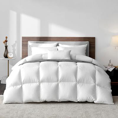 Highland Feather 850 Loft Hungarian White Goose Down Duvet Comforter 500TC Casing