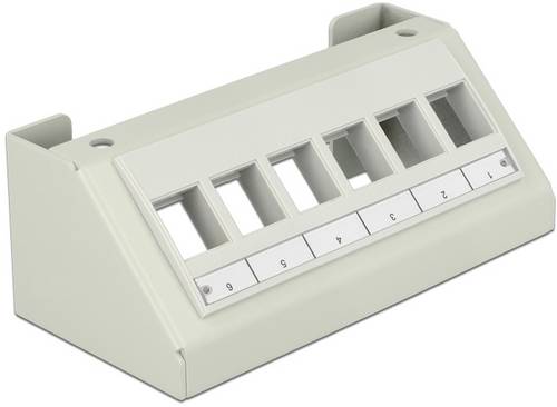 Delock 86218 86218 Patch-Panel Abdeckung Grau