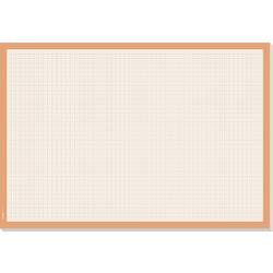 Sigel HO270 Schreibunterlage Millimeterpapier, kariert Weiß, Orange (B x H) 59.5 cm x 41 cm 30 Blatt Graph