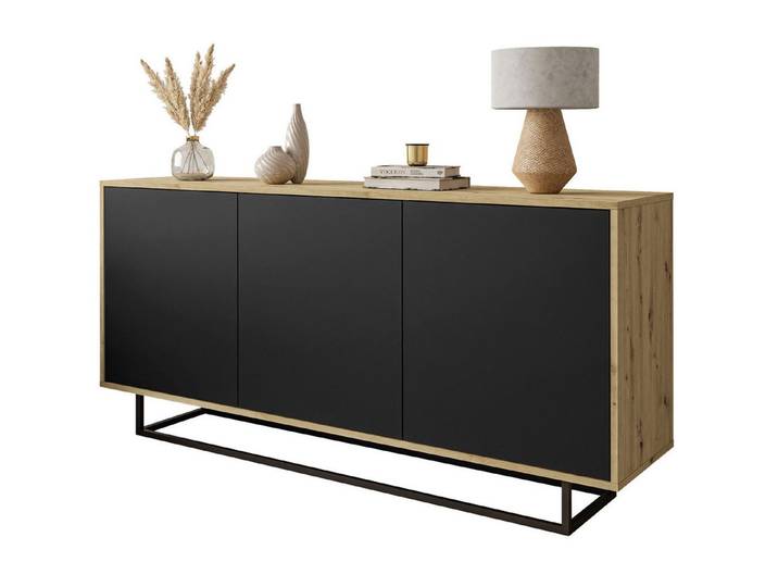 Lookway Kommode SANAYI LOFT mit Metallgestell, 156x39,6x75 cm