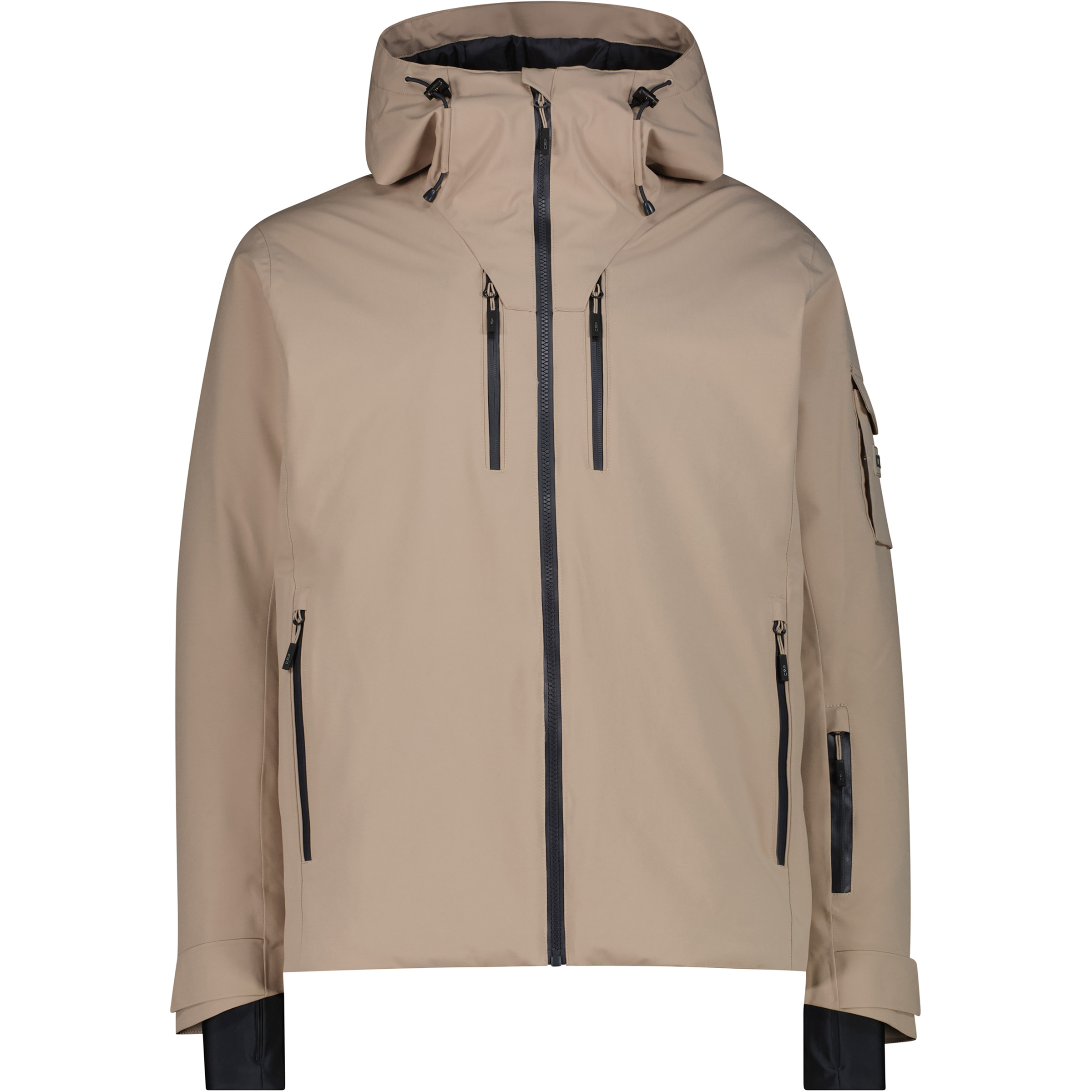 CMP Herren Kunstfaserjacke beige Größe 3XL Skifahren Elastisch