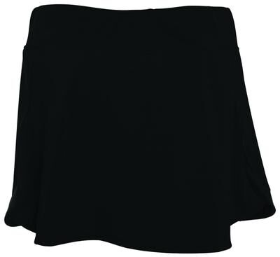 Augusta Sportswear AG2410 Women's Action Color Block Skort in Black size Large   Polyester/Spandex Blend 2410