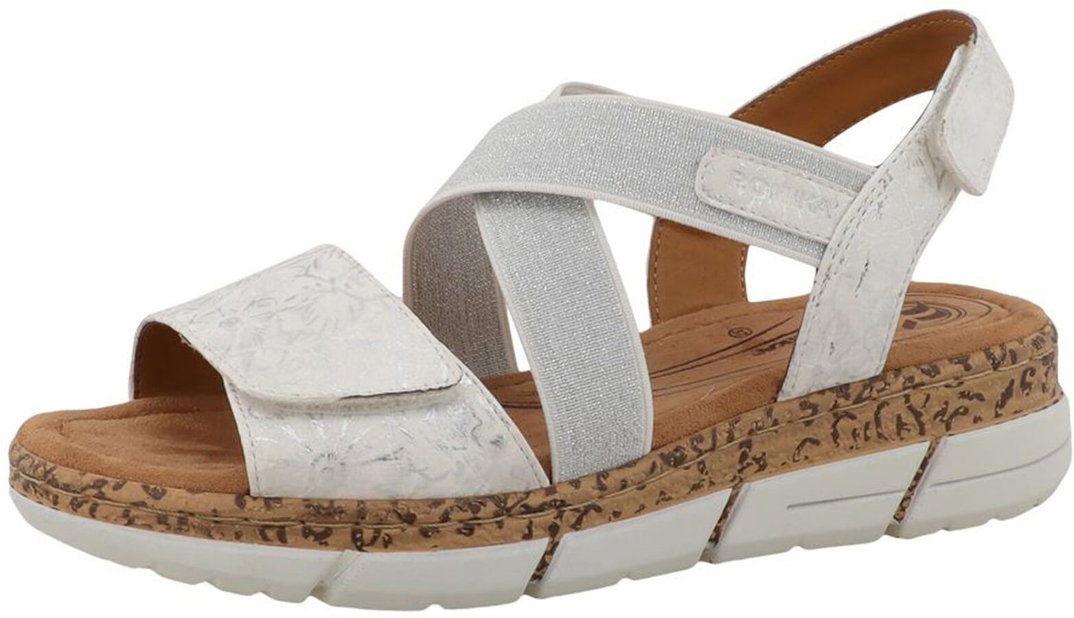 Mules ROMIKA "Romika Flat Sandals - Mules", Damen, Gr. 40, weiß, Polyurethan, unifarben, Schuhe