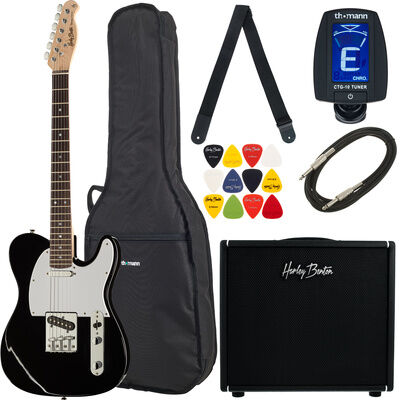 Harley Benton TE-20BK DNAFX AmP20 Set noir