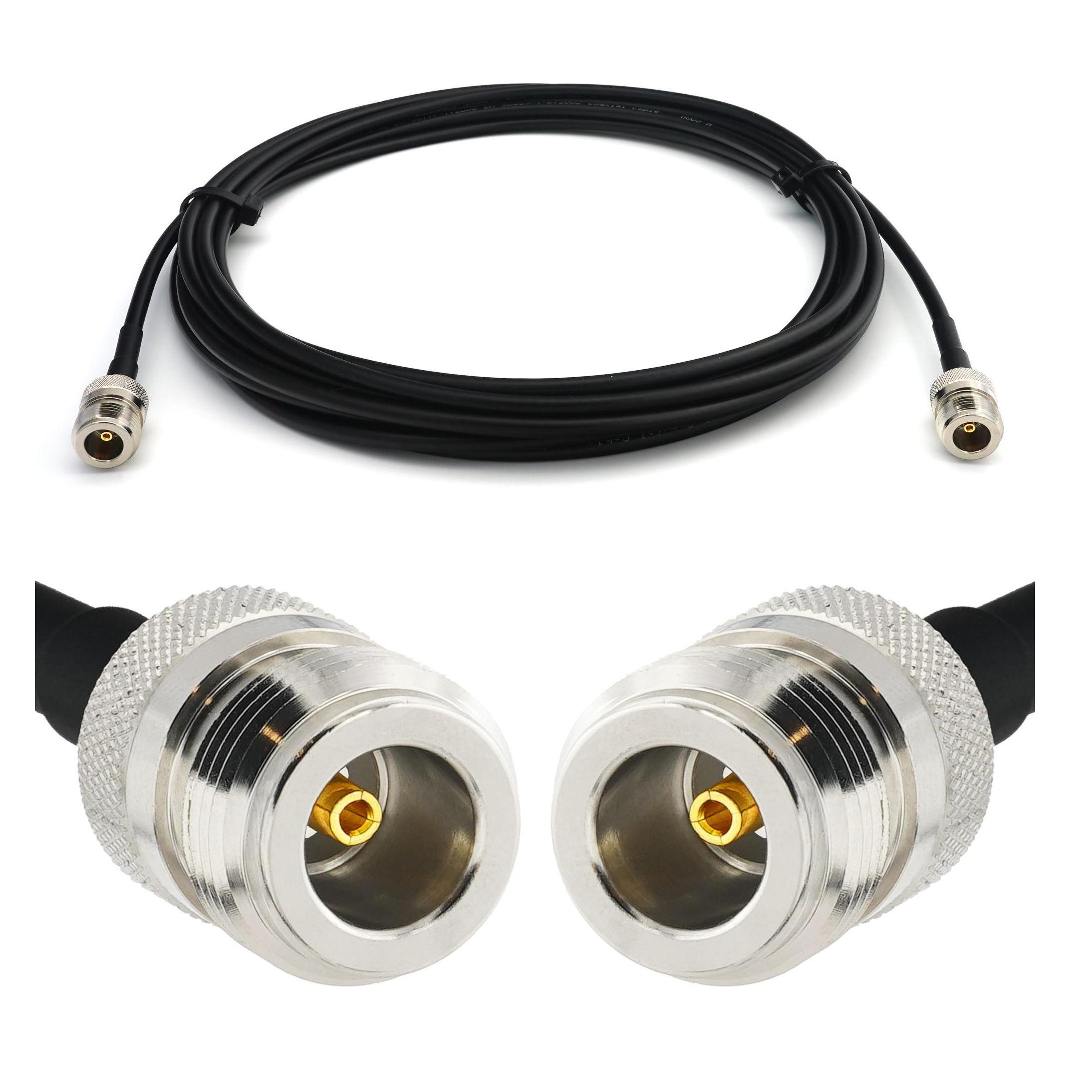 Rangeful N Female to N Female 1m RG58/U Coaxial Cable RG58-NF-NF-1 (Antennenkabel) (RG58-NF-NF-1)