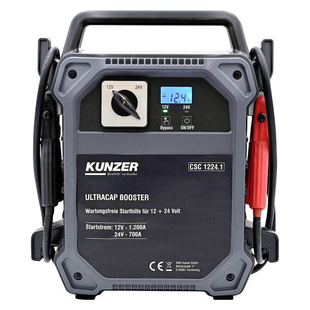 Kunzer CSC 1224.1 Kfz-Ladegerät, Schnellstartsystem (12V, 24V) (CSC 1224.1)