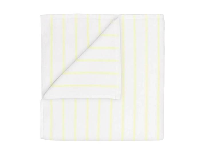 blomus Serviette Arto Transparent yellow-white, 70x140 cm