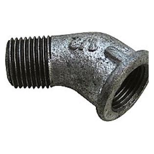 Georg Fischer GF 3/4 verzinkt Winkel 45 Grad Muffe / Nippel (770121205)