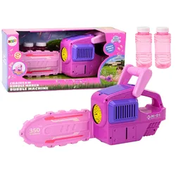 Seifenblasenmaschine Kettensäge Rosa