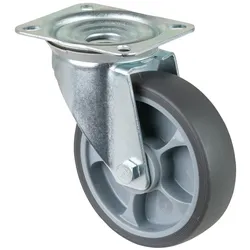 BS Rollen - Bockrolle - Lenkrolle - Feststeller - Ersatzrad - Gummirad B44