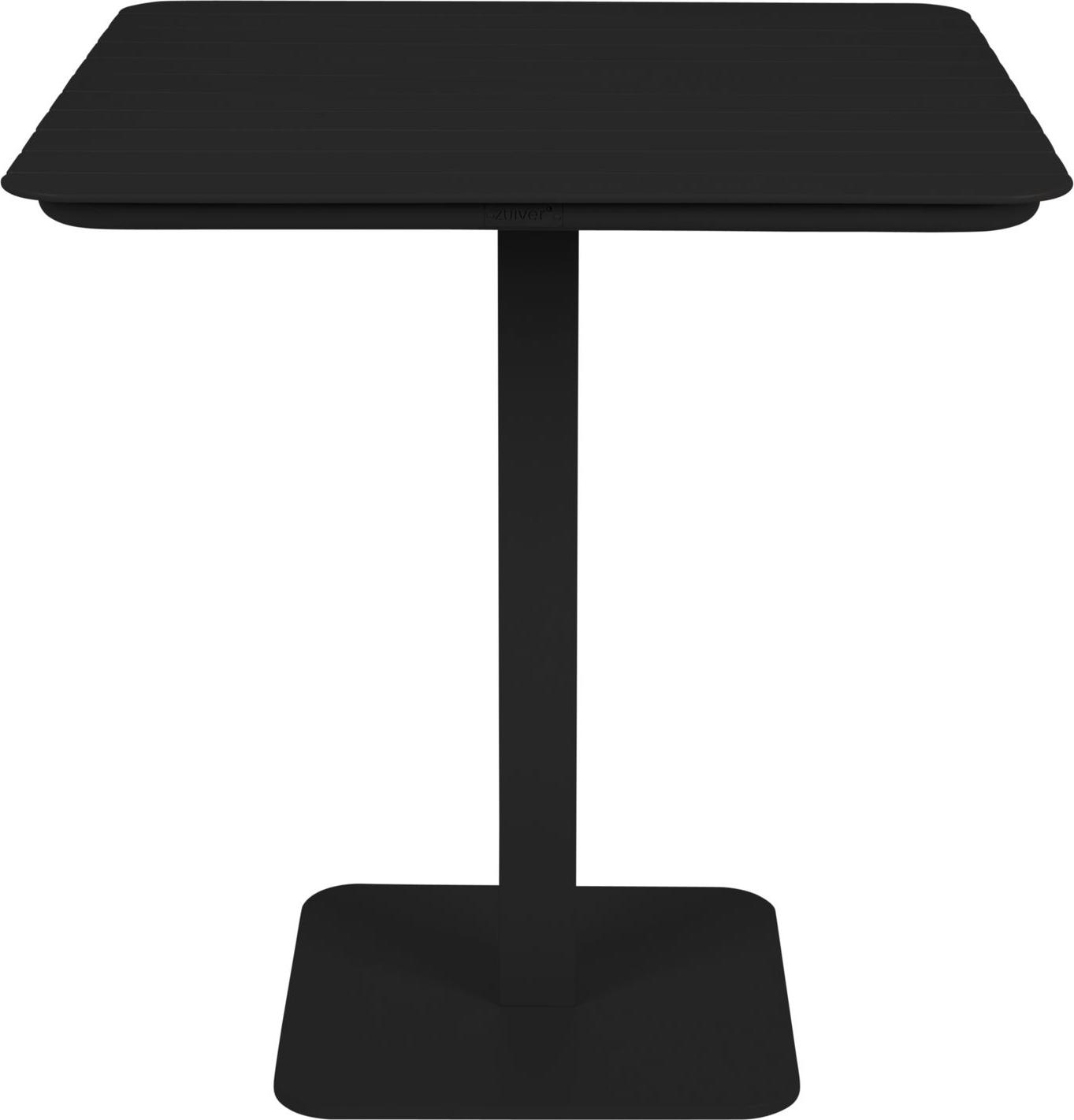 Zuiver Vondel Gartentisch/ Bistrotisch 71x71 cm Aluminium Schwarz