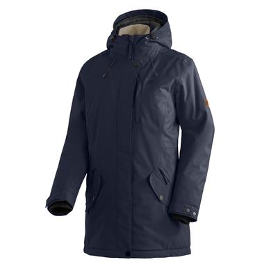 Funktionsjacke MAIER SPORTS "KATRINE", Damen, Gr. 42, blau (dunkelblau), 100% Polyester, Jacken Funktionsjacke, Damen Jacke Outdoorjacke atmungsaktiv u. wasserdicht