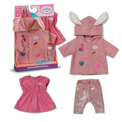 BABY born Mantel Set mit Kleid 43cm