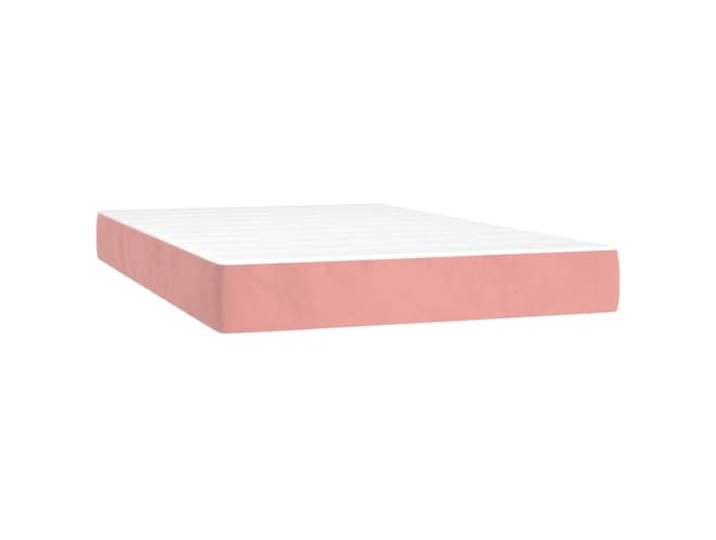 TUERYAFEK Taschenfederkernmatratze 120x210x20 cm Rosa Samt Mittelharte Unterstutzung, Gerauschdampfend, Stossdampfend, Ideal fur Rucken- und Bauchschlafer
