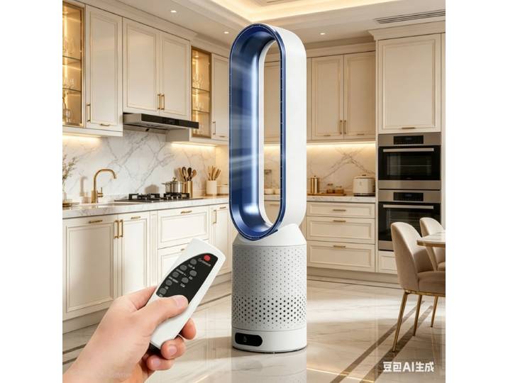 Ventilateur portable sans pales 2026, purificateur d'air, circulation d'air ultra silencieuse, ventilateur tour de refroidissement pour la maison, le dortoir, le bureau, le sol