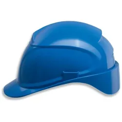 uvex airwing B Schutzhelm mit Lüftung - konvent. Innenausstattung - langer Schirm blau 51 cm - 61 cm - 9762520 - blau