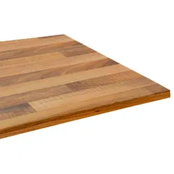 Restootab - Tischplatte 120x70 Dekor Nussbaum lamelliert