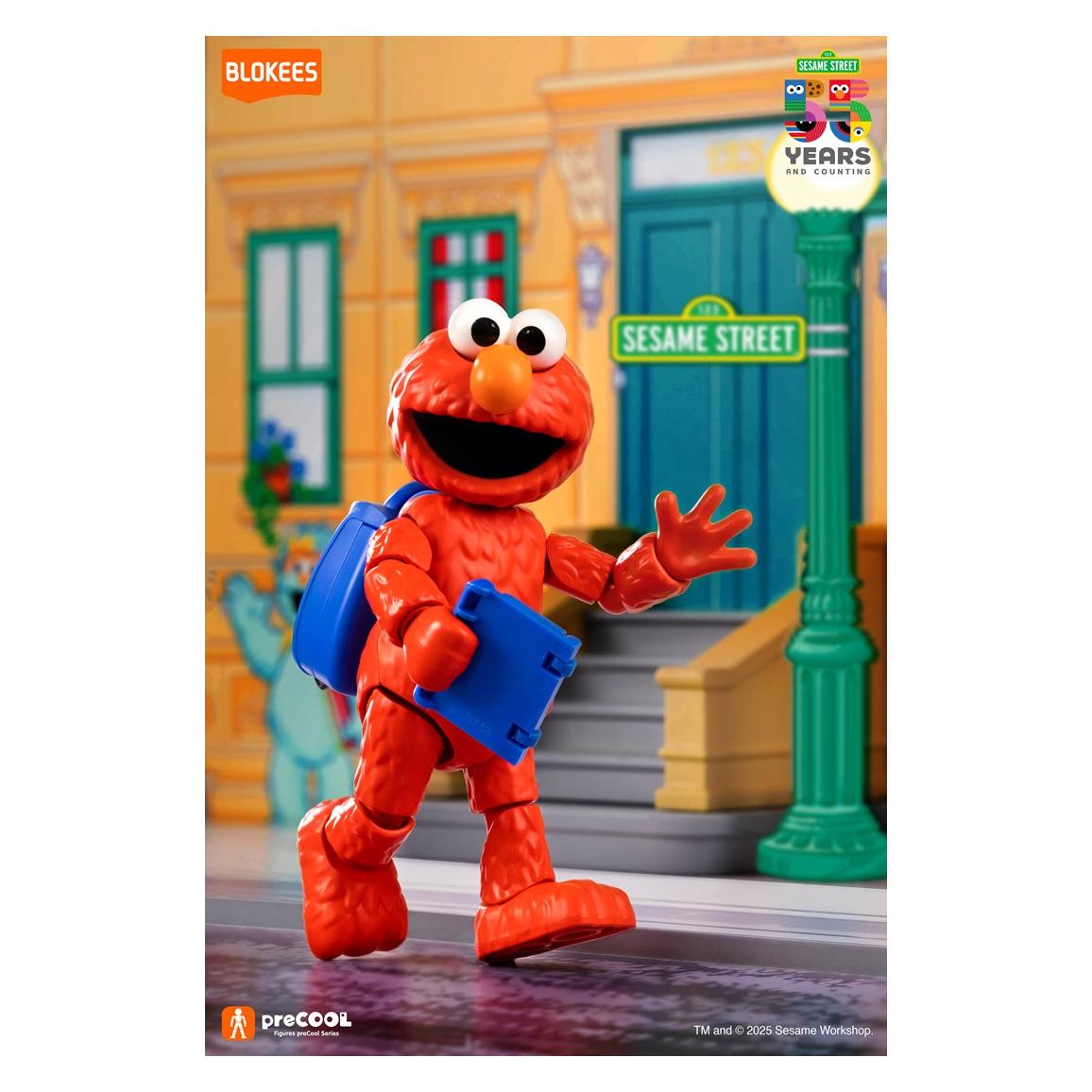 Blokees Sesamstrasse PreCool Series 1 Plastic Model Kit 01 Elmo 12 cm (74811)