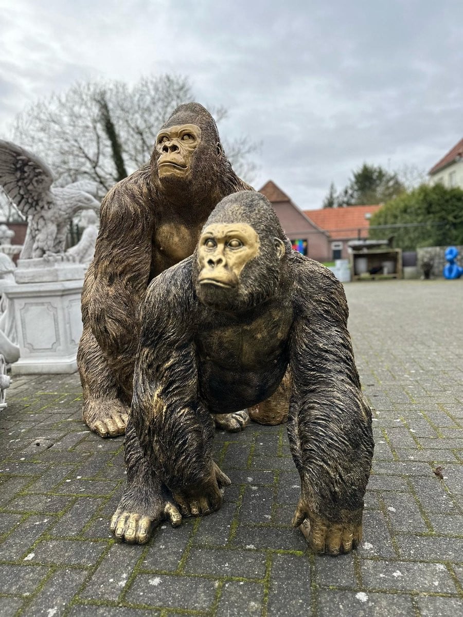 Goodyz Gorilla XXXL Beeld - Staand - Brons