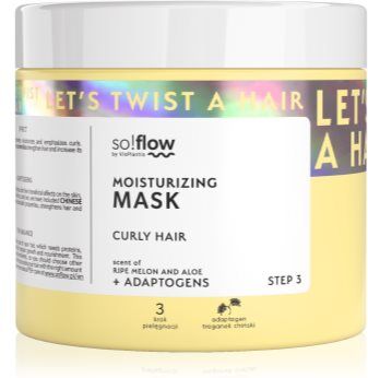 so!flow Curly Hair Nourishing Mask máscara nutritiva para cabelos cacheados 400 ml. Curly Hair Nourishing Mask