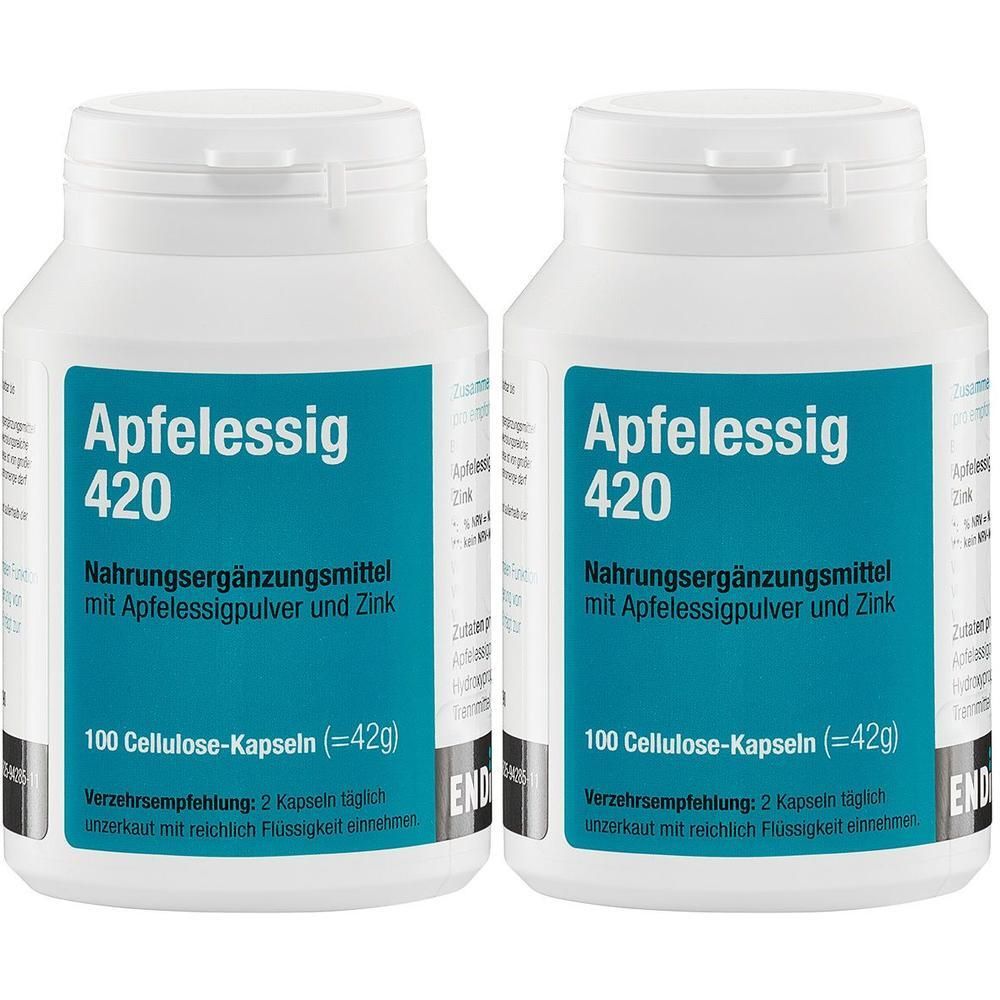 Apfelessig 420 Kapseln 2x 2x100 St