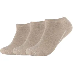 3er Pack camano Soft Sneakersocken 0018 - sand melange 43-46