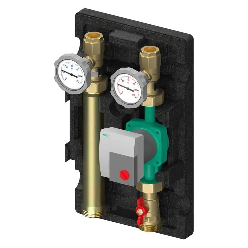 Flamco Pumpengruppe EDITION 8 UK ungemischt, 1Zoll ohne Pumpe (M66811EA)