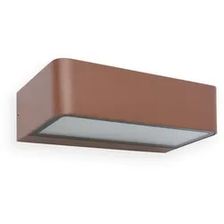 Faro Outdoor LED Wandleuchte TAKUA 10W, 3000K, IP65, rostbraun FAR-71309