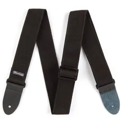 Dunlop D38-09BK Strap Standard, Classic Black, extra long - Gitarrengurt