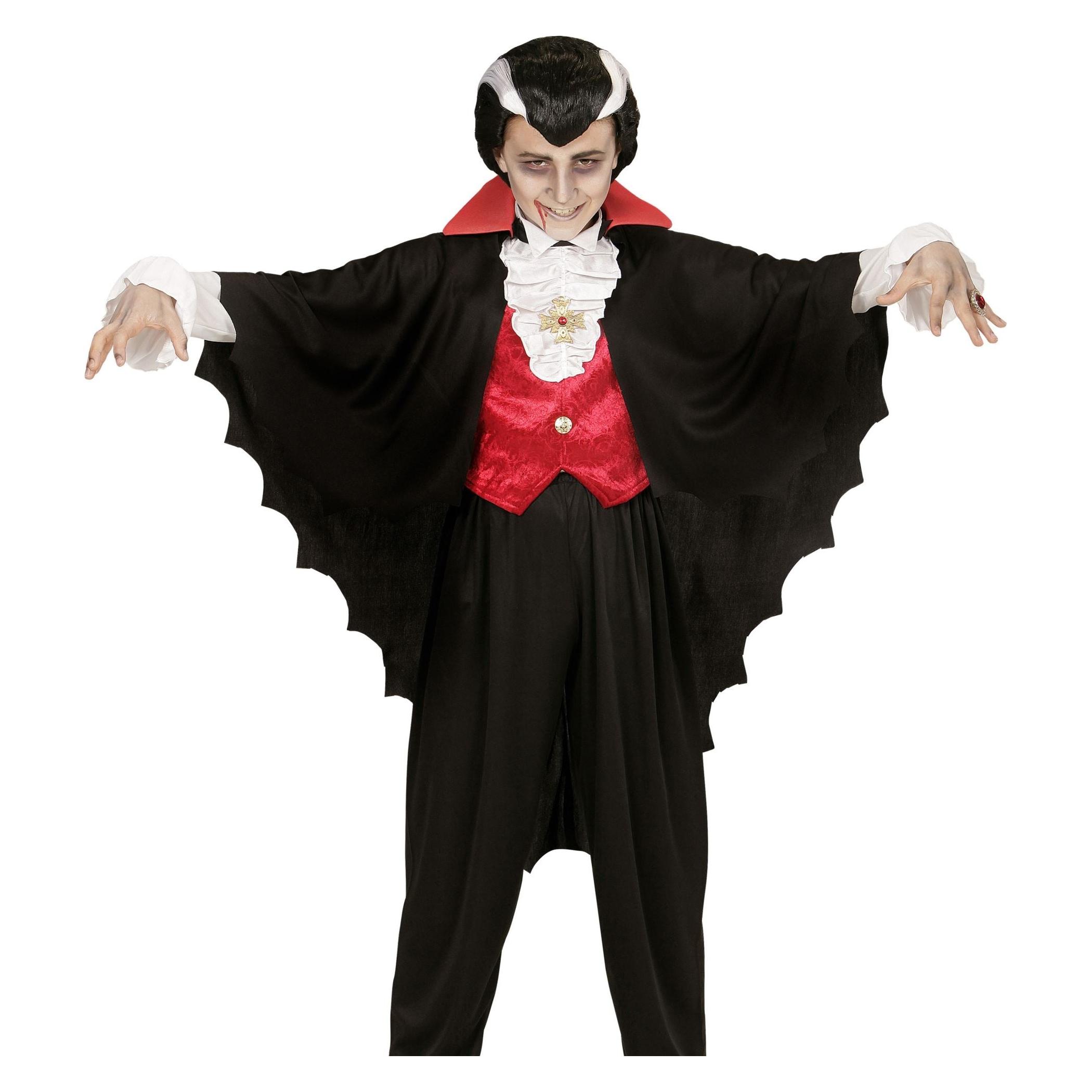 Magni Vampir Umhang mit Kragen Kindergrösse 134cm (37037550)