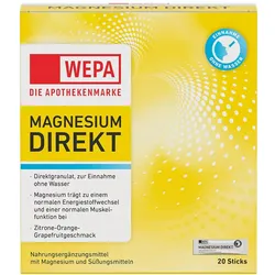 WEPA Magnesium Direkt Sticks 20 St