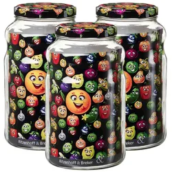 Ritzenhoff & Breker Smile Vorratsgläser, Vorratsbehälter, Transparent