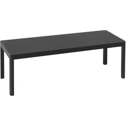 Muuto Workshop Couchtisch, 120 x 43 cm, eiche schwarz / linoleum schwarz