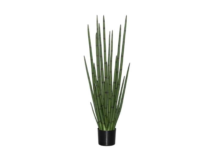Lebensechte Kunstpflanze „Sansevieria Cylindrica“, Ø 30 x 120 cm Grün Baq Design