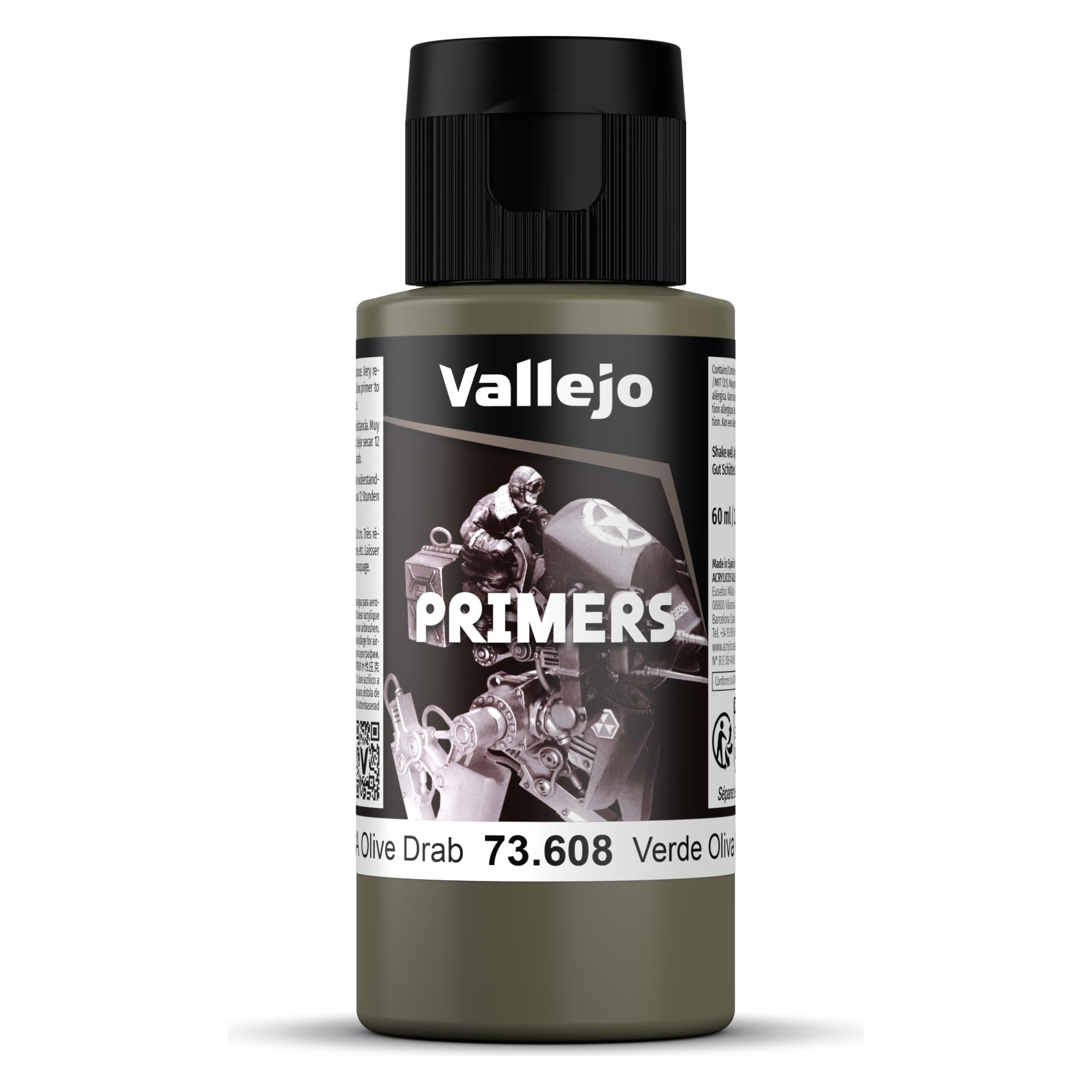 Vallejo Surface Primer - U.S. Olive Drab (73.608) (70.608)