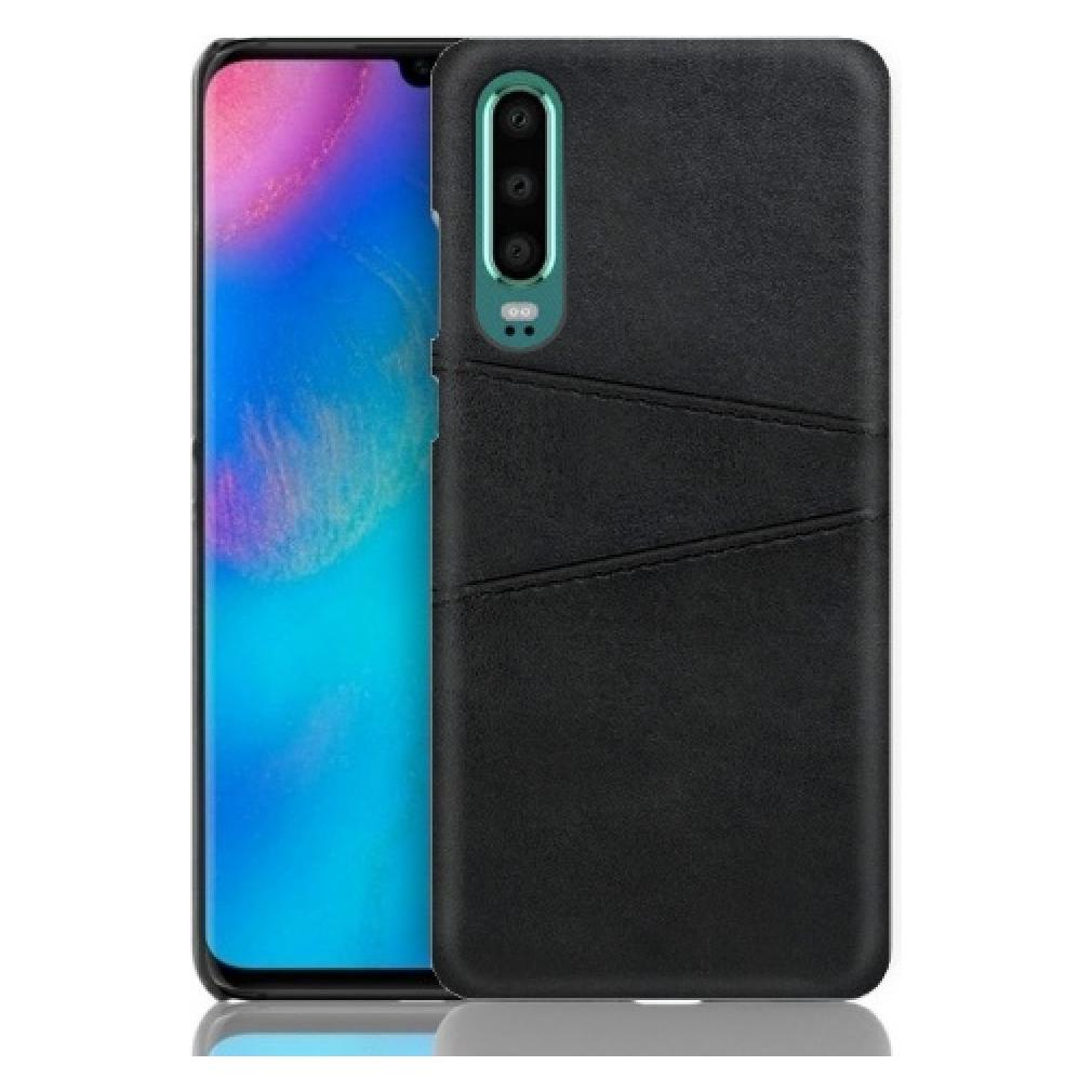 Screenguard Huawei P30 CardCaddy Leder Backcase mit Kartenfächern (Huawei P30) (00024925)
