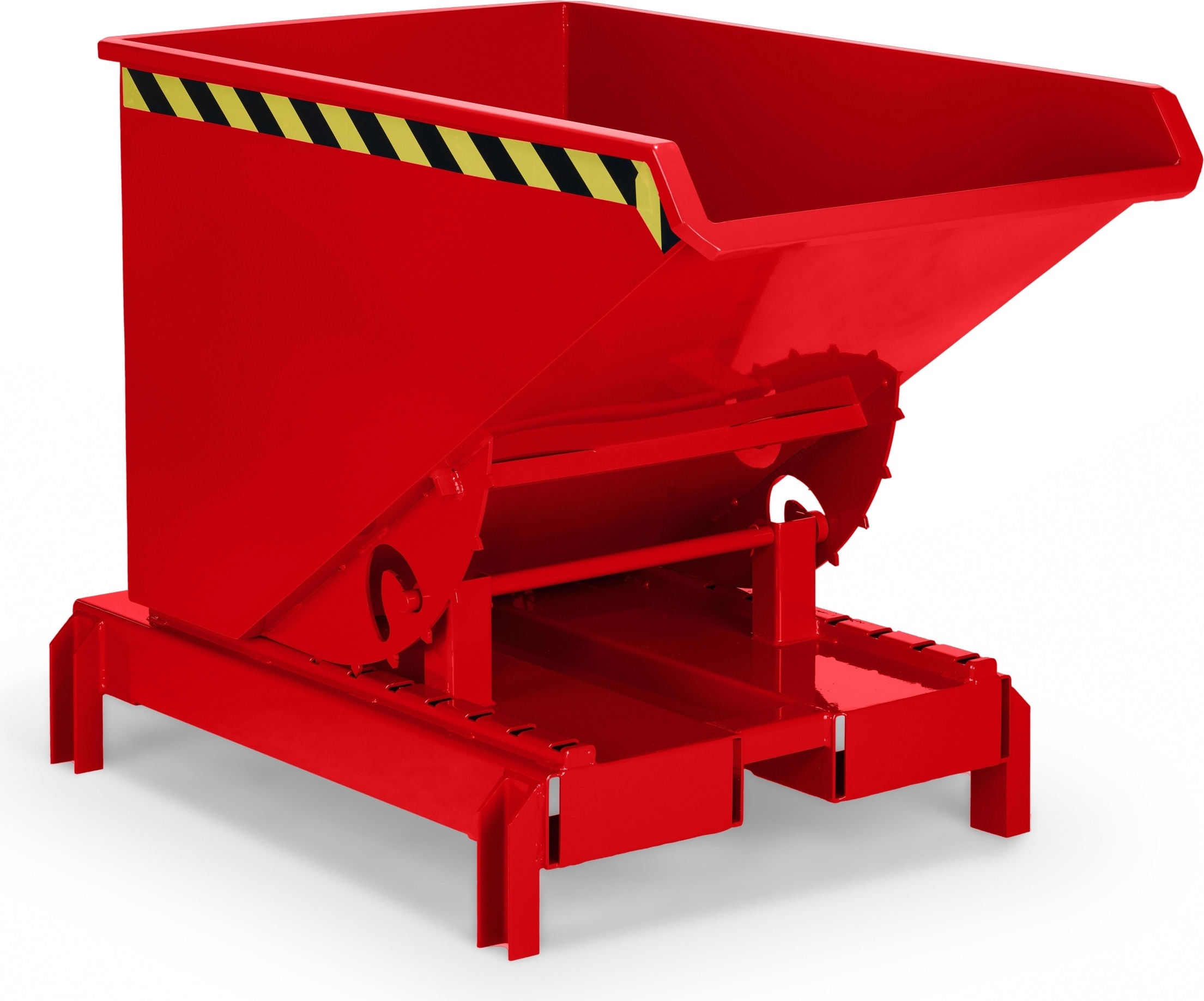 RR Industrietechnik Abrollkipper Typ RAM-DST-60 600dm³ für Deichselstapler RAL 3000 Feuerrot