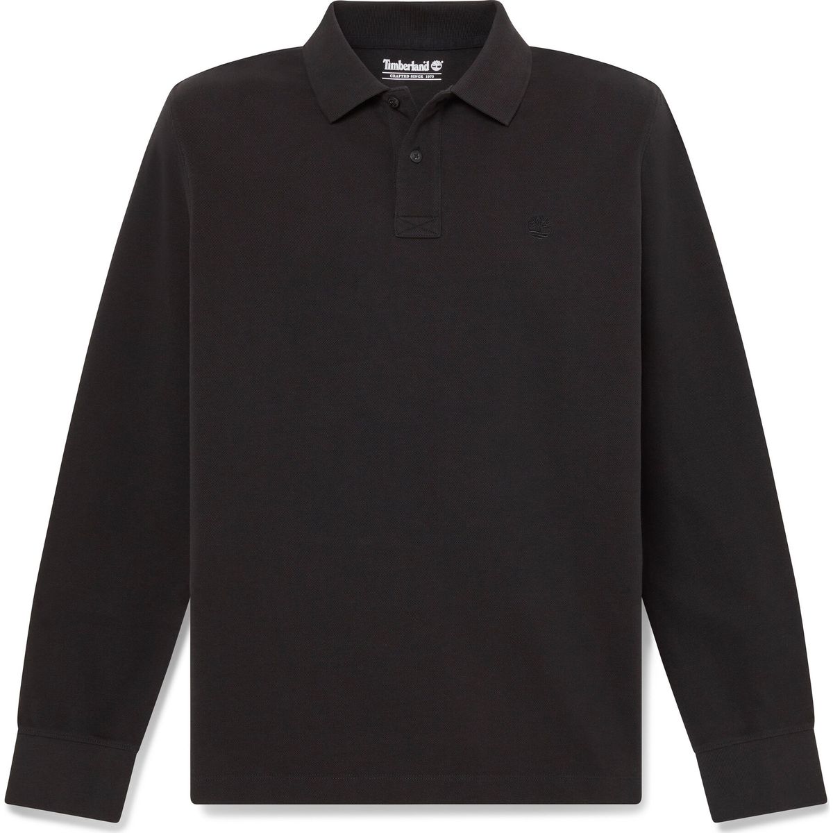Timberland Mens LS Pique Polo black M TBC0YHBE0011-M