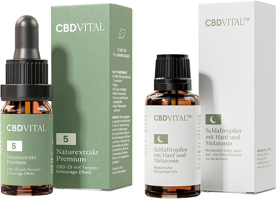 CBD VITAL CBD Öl 5% 10 ml + Schlaftropfen 30 ml 1stk