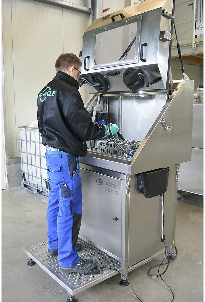 Bio-Circle Teilewaschtisch HP, mit Hochdruck, isolierter Tank