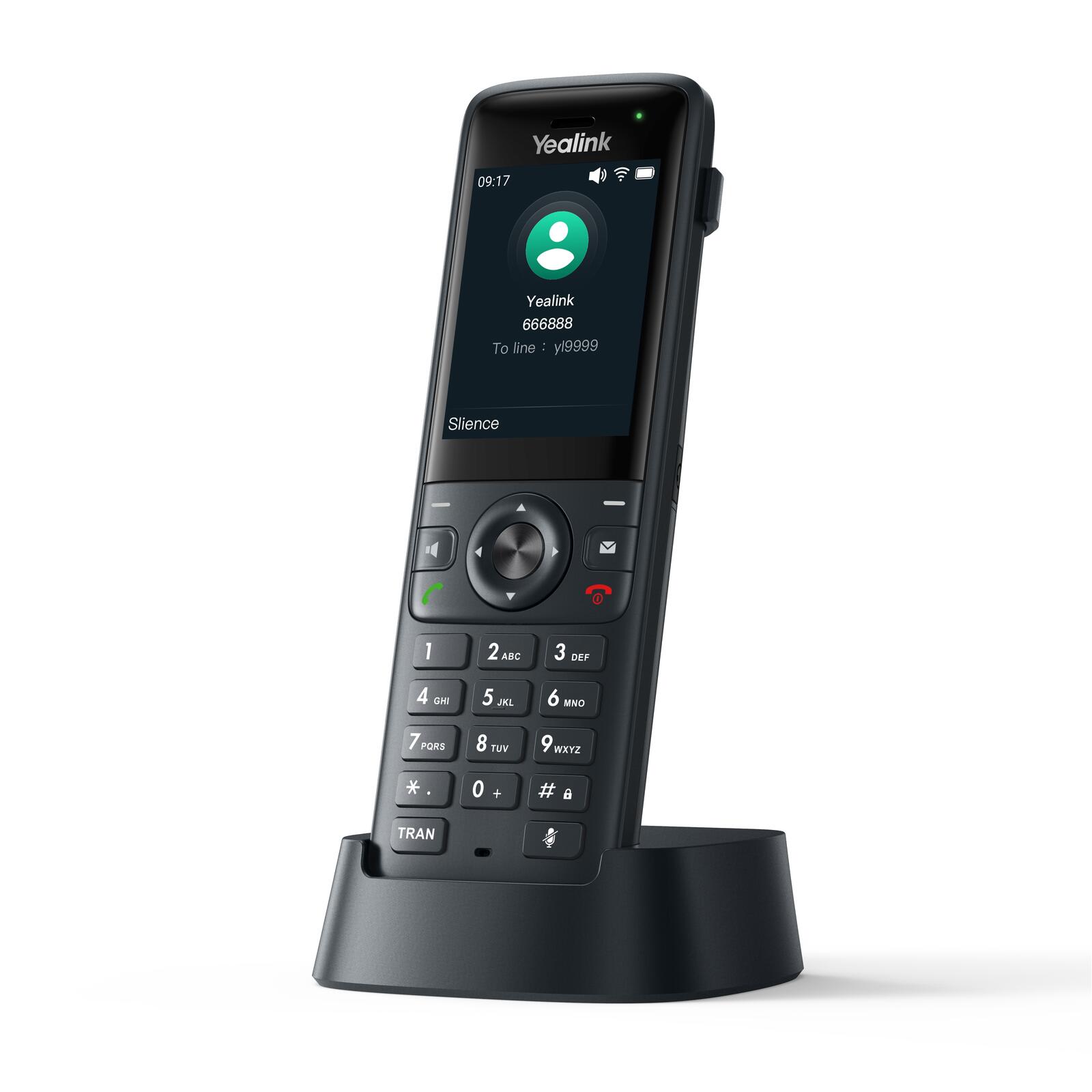 Yealink AX83H - schnurloses VoIP-Telefon mit Rufnummernanzeige 1301013