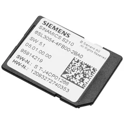 Siemens 6SL3054-4FC00-2BA0 SINAMICS S210 SD-Card V5.2 HF11 6SL30544FC002BA0