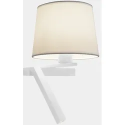 LEDS C4 Wandleuchte HALL SLIM SCREEN RIGHT LED E27 2,2 | 15W 2700K 150lm, ohne Schirm, weiß LEDS-05-8511-14-82