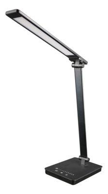 UNILUX LED-Tischleuchte NOVY, drehbar, dimmbar, mit Touchfunktion und USB-Anschluss, Aluminium/ABS-Kunststoff