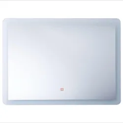 BADSPIEGEL mit LED-Beleuchtung rechteckig 80/60 cm Corroy