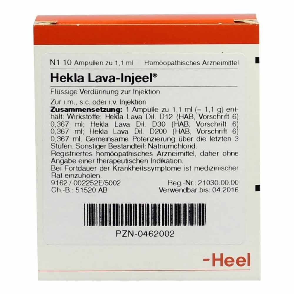 Biologische Heilmittel Heel GmbH Hekla Lava Injeel Ampullen 00462002