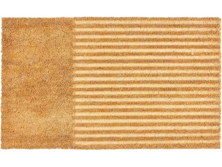 Fussmatte ASTRA Coco Shape , beige (natur), B:45cm H:15mm L:75cm, Kokos, Teppiche, Fussmatte, Türmatte, Kokos, schmutzabweisend, rutschfest, In und Outdoor