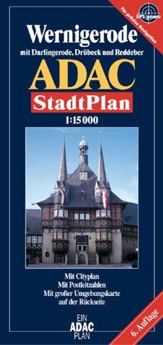 ADAC Stadtpläne, Wernigerode mit Darlingerode, Drübeck und Reddeber - Preis vom 10.10.2026 11:48:34 h