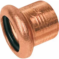 SANHA Pressfitting Kappe 12 mm Kupferlegierung Nr. 6301